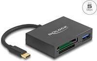 Delock - Kartenleser (SD, XQD 2,0) - USB-C (91711)