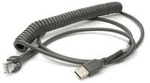 Zebra Verbindungskabel, USB Verbindungskabel, USB, L&auml;nge: 2.7 m, gedreht, Kabelcode: