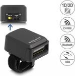 DeLOCK Ringbarcode Scanner 1D und 2D mit 2,4 GHz oder Bluetooth - Tragbares