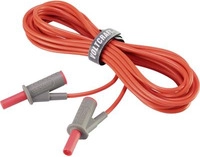 VOLTCRAFT Hochflexible Sicherheits-Messleitung [Lamellenstecker 4 mm -
