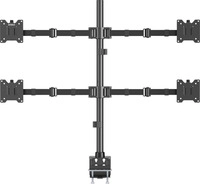 SpeaKa Professional SP-MM-541 4fach Monitor-Tischhalterung 43.2 cm 17 - 88.9 35