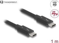 Delock Thunderbolt 4 Kabel 40 Gbps PD 3.1 schwarz (81249)