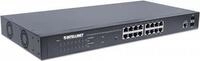 Intellinet Gigabit Ethernet PoE+ Web-Managed Switch with 2 SFP Ports - Switch -