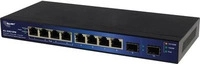 ALLNET ALL-SG8210PM. Switch-Typ: gemanaged, Switch-Ebene: L2+. Basic Switching RJ-45