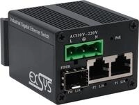 Exsys Switch 2+ Industrie SFP Micro2+ SFP PoE+ unmanaged - Switch - 1 Gbps