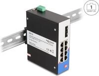DeLOCK 88016 Netzwerk-Switch Unmanaged Gigabit Ethernet (10/100/1000) Schwarz...