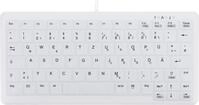 CHERRY AK-C4110 Tastatur USB QWERTZ Deutsch Wei&szlig; (AK-C4110F-U1-W/GE)
