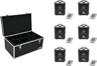 EUROLITE Set 6x AKKU TL-3 TCL Trusslight QuickDMX + Case TDV-1 (20000625)