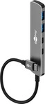 Wentronic 79159, Wentronic Goobay Slim 4-Port USB-Hub USB-C auf/USB-A 5 Gbit/s -