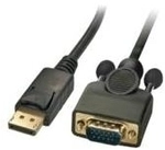 MicroConnect - Videokonverter - DisplayPort - VGA - Schwarz
