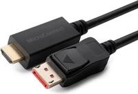 MicroConnect - Adapterkabel - DisplayPort m&auml;nnlich eingerastet zu HDMI m&auml;nnlich - 2
