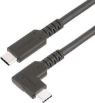StarTech.com 1.6ft (50cm) Rugged Right Angle USB-C Cable, USB 3.2 Gen 2 (10 Gbps),