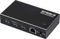 SpeaKa Professional HDMI 2.1 Slim KVM 2X1 USB3.0+IR, Black HDMI-Switch HDMI 3840 x