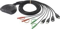 SP-KVM-210 KVM-Konsole HDMI Tastatur 4096 x 2160 Pixel (SP-10105820)