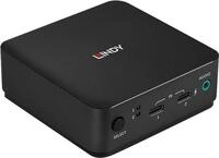 Lindy - KVM-/Audio-Switch - Type C, DisplayPort 1,2 - 2 x KVM port(s) - 1 lokaler