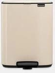 Brabantia Treteimer Bo 12 Liter Soft Beige (238024)