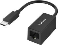 Hama Classic Line Netzwerk-Adapter, USB-C-Stecker - LAN/Ethernet-Buchse, Gigabit