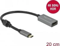 Delock - High Speed - Videoadapter - 24 pin USB-C m&auml;nnlich zu HDMI weiblich - 20cm -
