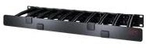 APC Horizontal Cable Manager Single-Sided with Cover - Rack-Kabelf&uuml;hrungsplatte mit