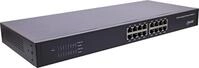 InLine&reg; Gigabit Netzwerk Switch 16-Port, 1GBit/s, 48,26cm (19), Metall, l&uuml;fterlos