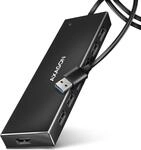 AXAGON HUE-F7A USB-Hub, 7x USB 3.2 Gen 1, externe Stromversorgung - 1m (HUE-F7A)