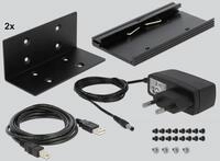 DeLOCK USB2.0 to 12 Port Serial RS-232 Hub with surge protection and extended