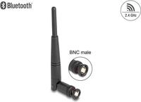 Delock WiFi 2.4 GHz Antenne BNC Stecker 2 dBi 14.5 cm omnidirektional mit Kippgelenk