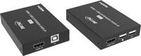 InLine&reg; KVM Extender over IP, HDMI Full-HD, 150m, Set (57885K)