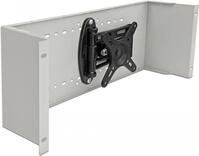 Delock - Montagekomponente (Gelenkarm) - f&uuml;r LCD-Display - Metall - Grau - am Wagen