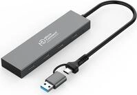 MicroConnect USB 3.2 GEN1 Dual Port USB-C Data 5Gbps USB 3.2 Hub 4-Port with USB-C