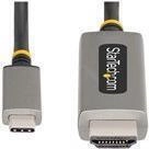 StarTech.com 3ft (1m) USB-C to HDMI Adapter Cable, 8K 60Hz, 4K 144Hz, HDR10, USB