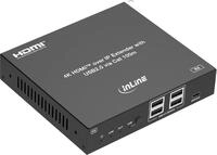 InLine&reg; KVM Extender over IP, HDMI 4K/60Hz, 100m, Empf&auml;nger (RX) (57886H)