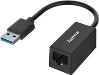 Hama Classic Line Netzwerk-Adapter, USB-Stecker - LAN/Ethernet-Buchse, Gigabit