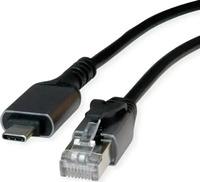 VALUE 12.99.1167, VALUE Konverterkabel USB3.2 Typ C - RJ45 Gigabit Eth. FTP ST/ST 2m