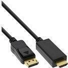 InLine - Videokabel - DisplayPort / HDMI - DisplayPort (M) bis HDMI (M) - 1,0m -