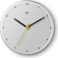 Braun 67685, Braun BC 26 W-DCF wei&szlig; Funkwanduhr (67685)