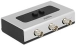 DeLock Switch BNC 2 port manual bidirectional - Video-Schalter - 2 x Composite Video