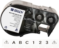 Brady Corporation M4C-500-595-WT-BK Vinyl Schwarz auf weiss 12.70 mm x 7.62 m
