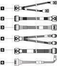 Lenovo ThinkSystem SR650 V3 2.5* Chassis Front BP1 - Kabel-/Adapterset -