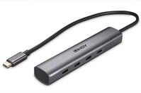 Lindy 4 Port USB 3.2 Gen 2 Typ C Hub Zum Anschluss von vier USB-Ger&auml;ten Typ C...