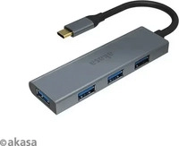 Akasa AK-CBCA25-18BK, Akasa AK-CBCA25-18BK Schnittstellen-Hub USB 3.2 Gen 1...