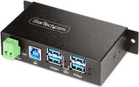 StarTech.com 4-Port Managed USB Hub with 4x USB-A, Heavy Duty with Metal...