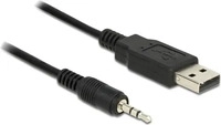 Delock 83789, Delock Konverter USB 2.0 Stecker > TTL 2,5 mm 3 Pin Klinkenstecker 1,8