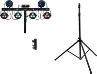 EUROLITE Set LED KLS Laser Bar Next FX-Lichtset + M-4 Boxenhochst&auml;nder...