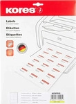 Kores L9742.10FT, Kores Folien-Etiketten, 97 x 42,3 mm, transparent...