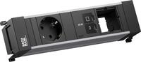 Bachmann POWER FRAME BM0024291 - 1x CEE7/3 35&deg; Steckdose 1x USB-C/C PD 45W...