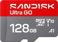 SanDisk Ultra GO microSDXC 128 GB UHS-I V10 A1 bis 190 MB/s Lesegeschwindigkeit