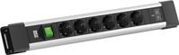 BACHMANN CONNECTUS 6xCEE7/3 1xSchalter, 1xUSB C/C 45W L=2,0m CEE7/7 Grau...