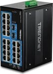 TRENDnet 26-PORT HARDENED INDUSTRIAL - GIGABIT DIN-RAIL SWITCH (TI-G262)
