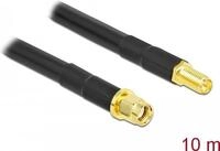 DeLOCK - Antennenverl&auml;ngerungskabel - RP-SMA (S) bis RP-SMA (W) - 10,0m - Koax...